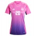 Camiseta Alemania Benjamin Henrichs #20 Visitante Equipación para mujer Eurocopa 2024 manga corta